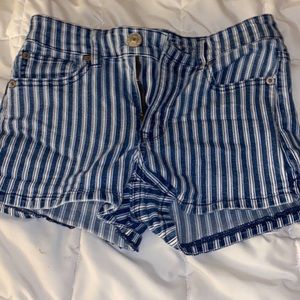 Pinstripe Shorts